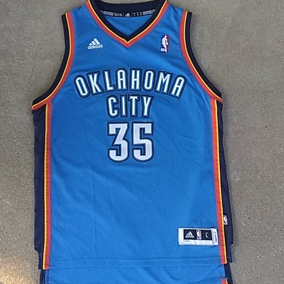 Kids NBA Durant Oklahoma City Thunder jersey 35 - Picture 1 of 6